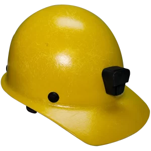 CASCO FIBRA DE VIDRIO ESTILO MINERO AMARILLO