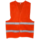 CHALECO VIAL VERDE Y ANARANJADO