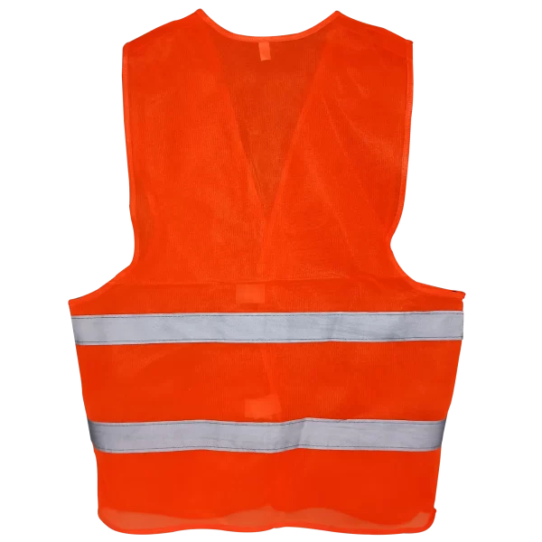 CHALECO VIAL VERDE Y ANARANJADO