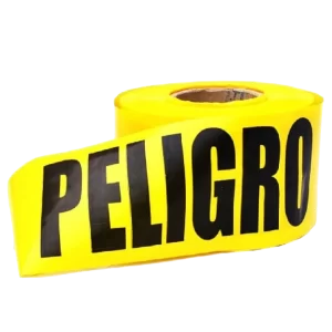 CINTA AMARILLA PELIGRO NO PASE 4″ X300 MTS
