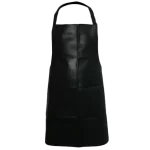 DELANTAL DE VINIL NEGRO