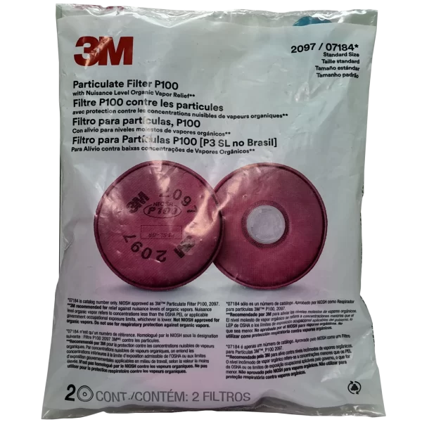FILTRO 2097 VAPORES ORGÁNICOS *APROBACIÓN NIOSH