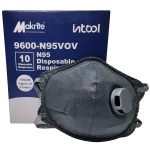 MÁSCARA MAKRITE 9600-N95VOV CON VÁLVULA (CAJA DE 10 UND)