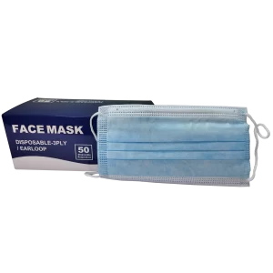 MASCARILLA QUIRÚRGICA CELESTE INTOOL (CAJA 50 UND)